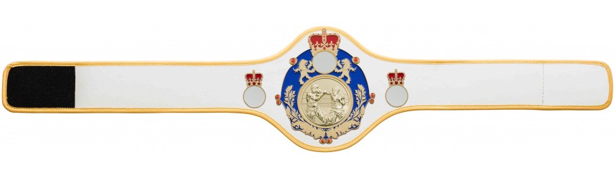 QUEENSBURY PRO LEATHER BOXING CHAMPIONSHIP BELT-QUEEN/BLUE/G/BOXG 10+ COLOURS